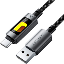 Кабель ACEFAST USB 2.0 AM to USB-C 1.2 м Black (6974316284673)