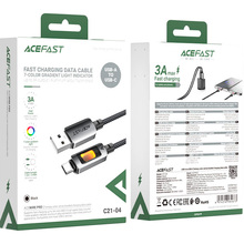 Кабель ACEFAST USB 2.0 AM to USB-C 1.2 м Black (6974316284673)