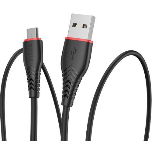 Кабель PIXUS Start USB - USB Type-C 1 м Black (4897058531367) Подсветка False