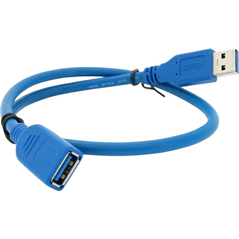 Кабель VOLTRONIC USB 3.0 AM/AF 0.5 м Blue (YT-3.0AM\AF-0.5BL)
