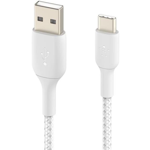 Кабель BELKIN USB - USB Type-C 1 м White (CAB002BT1MWH) Подсветка False