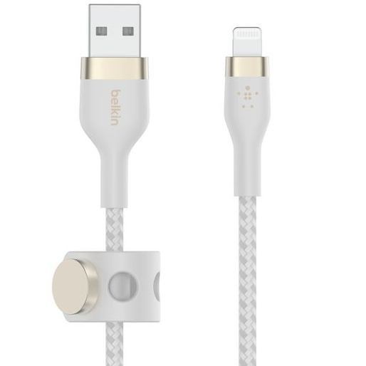 Кабель BELKIN USB - Lightning 1 м White (CAA010BT1MWH) Подсветка False