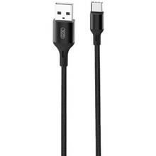 Кабель XO USB 2.0 AM to USB-C 2м braided NB143 Black (6920680870844)