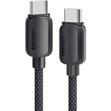 Кабель Essager Breeze USB-C to USB-C 100W 1м Black (EXCTT1-WL01-P)