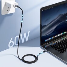 Кабель CHOETECH USB-C to USB-C PD60W 2 м Black (6932112105035)