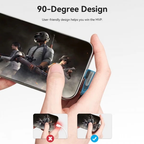 Фото Кабель VENTION USB-C to USB-C 0.5 м Gray Aluminum Alloy (TRAHD)