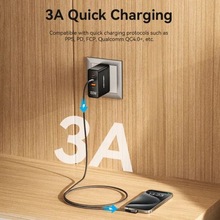 Кабель VENTION USB-C to USB-C 0.5 м Gray Aluminum Alloy (TRAHD)