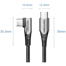 Кабель VENTION USB-C to USB-C 0.5 м Gray Aluminum Alloy (TRAHD)