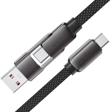 Кабель ACEFAST USB-C+USB-A to USB-C 3.0A zink alloy C13-04 1.2 м Black (6974316282334)