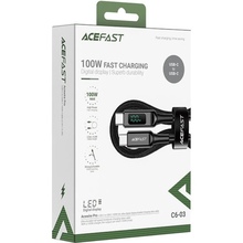 Кабель ACEFAST USB-C to USB-C C6-03 100W with display 2 м Black (6974316281054)