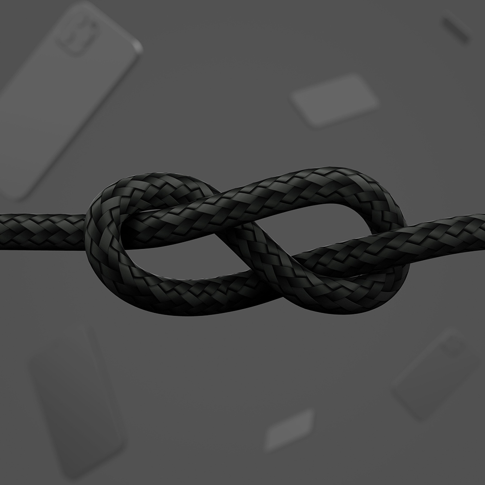 В Украине Кабель BELKIN USB-C > USB-C 1 м 60 Вт Type-C black (CAB011BT1MBK)