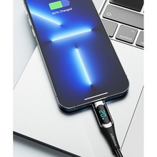 Кабель Essager USB-C to Lightning 20W Digital Display 1 м Black (EXCTL-YD01)