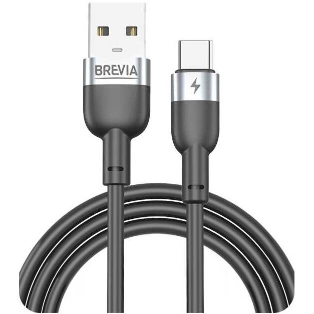 Кабель BREVIA USB to Type-C 1.2м Black (52120BUCZ1)