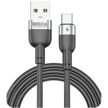 Кабель BREVIA USB to Type-C 1.2м Black (52120BUCZ1)