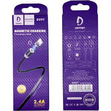 Кабель DENMEN D09T USB - USB Type-C 1 м Black (DN-D09T-BK)