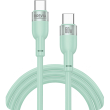 Кабель BREVIA USB Type-C - USB Type-C 60W 1.2 м Mint (52120MCCZ1)