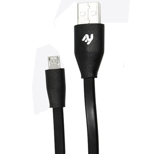 Кабель 2E USB 2.0 - MicroUSB Flat Black (2E-CCTM03F-1B) Тип USB - micro-USB