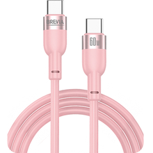 Кабель BREVIA USB Type-C - USB Type-C 60W 1.2 м Pink (52120PCCZ1)