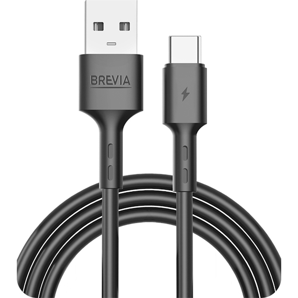 Кабель BREVIA USB to Type-C 2m Black (51200BUCZ1)