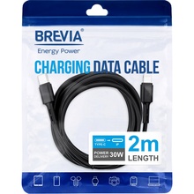 Кабель BREVIA Type-C to Lightning 30W 2m Black (51200BCLZ1)