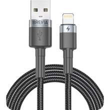 Кабель BREVIA USB to Lightning 1m Black (53100BULC1)