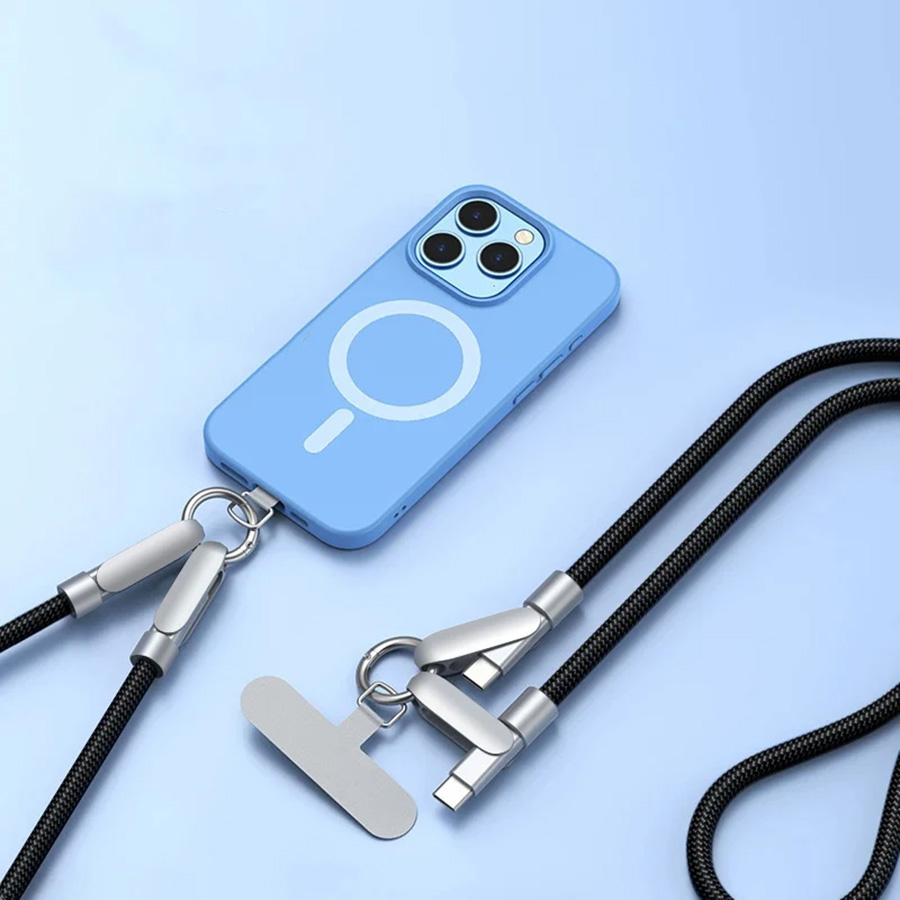 Фото 4 Кабель XOKO SC-HLD-200 Dual Type-C PD3.1 100 Вт Black (XK-SC-HLD-200-BK)