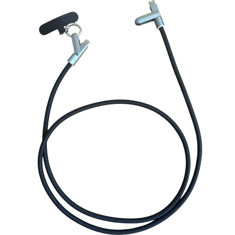 Кабель XOKO SC-HLD-200 Dual Type-C PD3.1 100 Вт Black (XK-SC-HLD-200-BK)