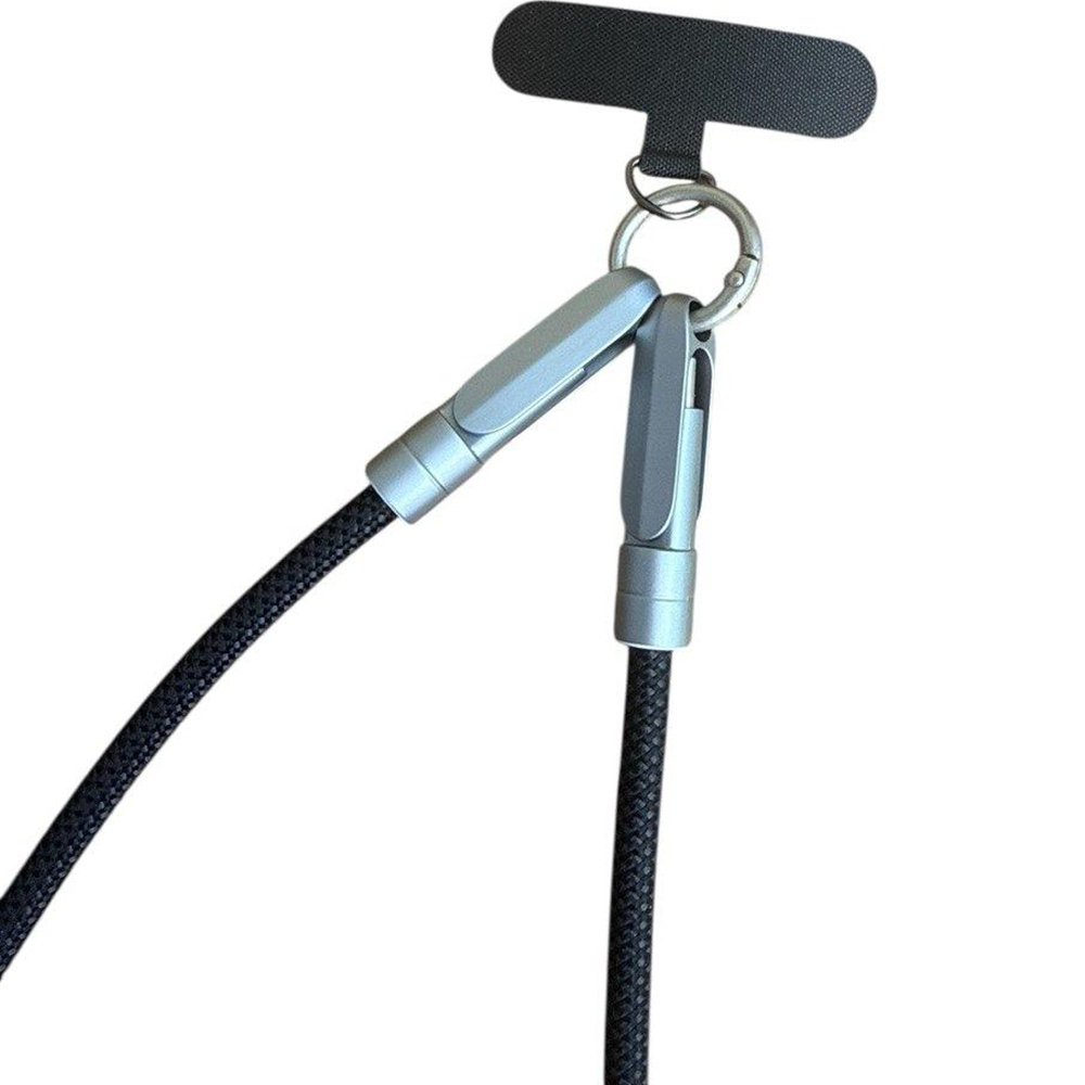 Кабель XOKO SC-HLD-200 Dual Type-C PD3.1 100 Вт Black (XK-SC-HLD-200-BK) Тип USB Type-С - USB Type-С