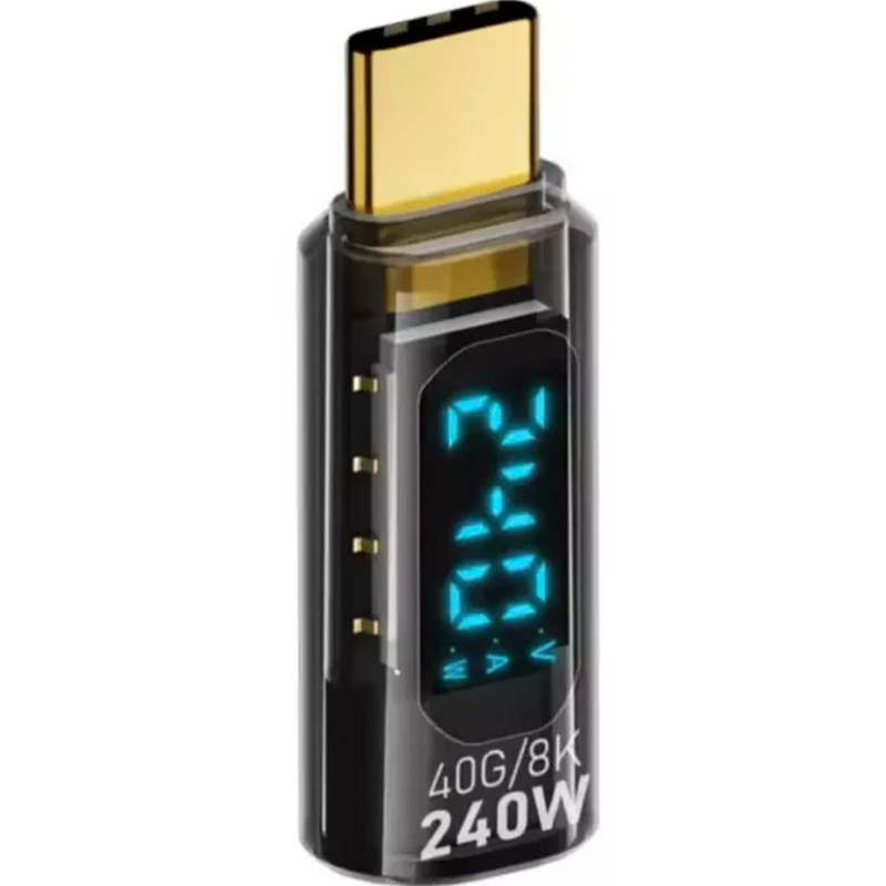 Адаптер XOKO USB Type-C (M) to USB Type-C (F) USB 4.0 (AC-240TCС) Тип USB Type-С - USB Type-С