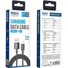 Кабель BREVIA USB to Lightning 1м Black (55100BULC1)
