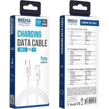 Кабель BREVIA Type-C to Lightning 30W 1м White (55100WCLC1)