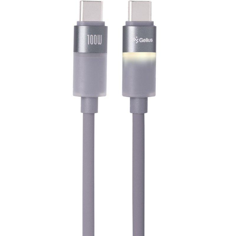 Кабель GELIUS MoonLine GP-UCN014 Type-C to Type-C Grey (GP-UCN014)