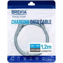 Кабель BREVIA Type-C to Lightning 30W 1.2 м Mint (52120MCLZ1)