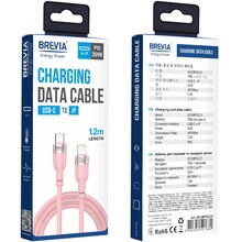 Кабель BREVIA Type-C to Lightning 30W 1.2m Pink (52120PCLC1)