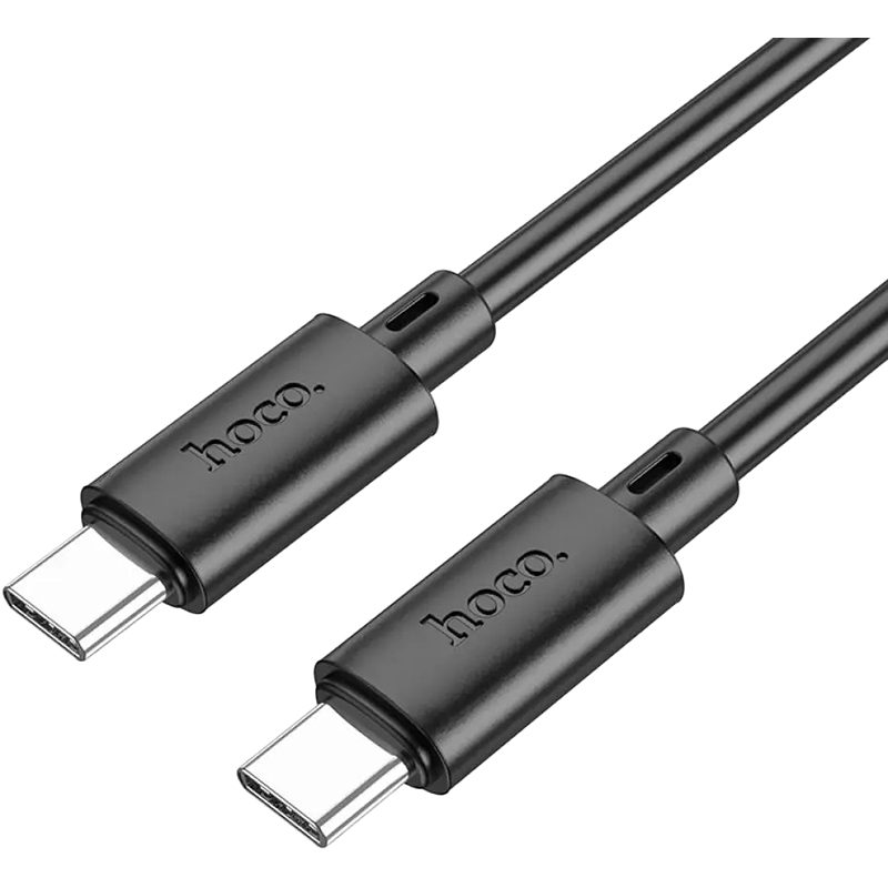 Кабель HOCO X88 Gratified USB Type-C - USB Type-C 60W 1 м Black (6931474783363)