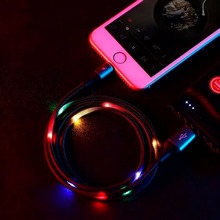 Кабель REMAX RC-133i EL Luminous USB - Lightning 1 м Black (6954851297567)