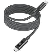 Кабель CHOETECH PD60 Вт USB-C до USB-C 1,2 м Gray (XCC-1067-GY)