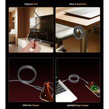 Кабель CHOETECH PD60 Вт USB-C до USB-C 1,2 м Gray (XCC-1067-GY)