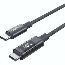 Кабель CHOETECH PD60 Вт USB-C до USB-C 1,2 м Gray (XCC-1068-GY)