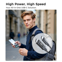 Кабель CHOETECH PD60 Вт USB-C до USB-C 1,2 м Gray (XCC-1068-GY)