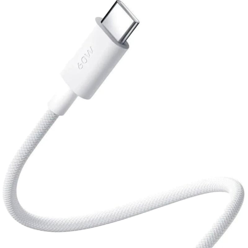 Кабель XIAOMI Braided USB Type-C - USB Type-C 60W 3A 1 м White (BHR0878GL) Довжина 1