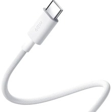 Кабель XIAOMI Braided USB Type-C - USB Type-C 60W 3A 1 м White (BHR0878GL)