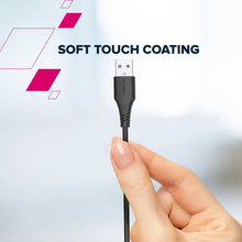 Кабель CANYON Onwire 18TP USB-A to USB-C 2м 18W TPE Black (CNS-AC18SC20B)