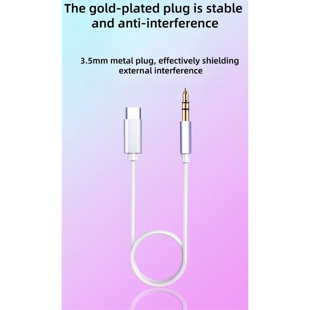 Фото 4 Переходник XOKO AUX-002 USB Type-C - Jack 3.5 мм 1 м White (AUX-002-WH)