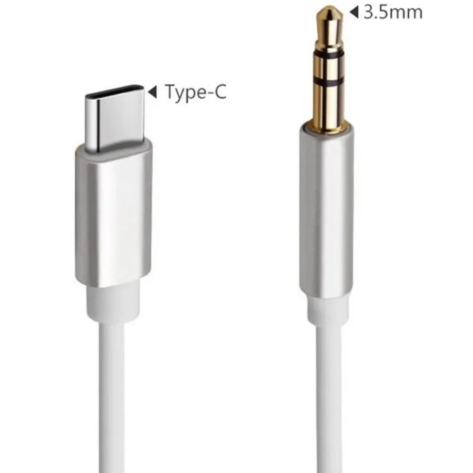 Переходник XOKO AUX-002 USB Type-C - Jack 3.5 мм 1 м White (AUX-002-WH) Длина 1