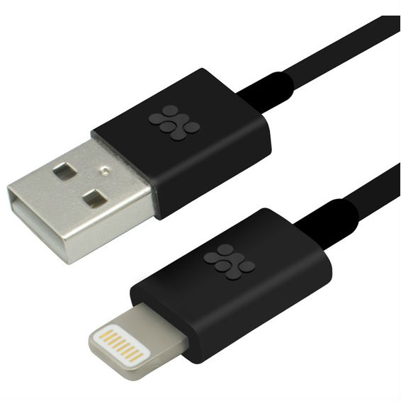 Кабель PROMATE linkMate-LTF3 Lightning-USB 3 м Black