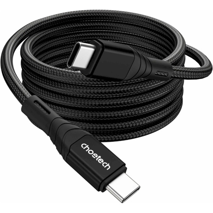 Кабель CHOETECH USB Type-C-USB Type-C 1м Black (XCC-1008)