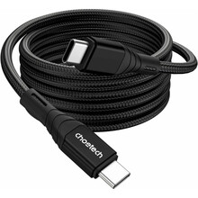 Кабель CHOETECH USB Type-C-USB Type-C 1м Black (XCC-1008)