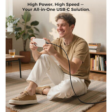 Кабель CHOETECH USB Type-C-USB Type-C 1м Black (XCC-1008)