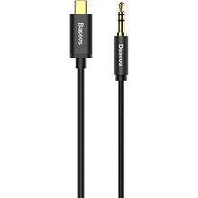 Кабель BASEUS Yiven USB-C to 3.5mm Jack 1.2m Black (CAM01-01)